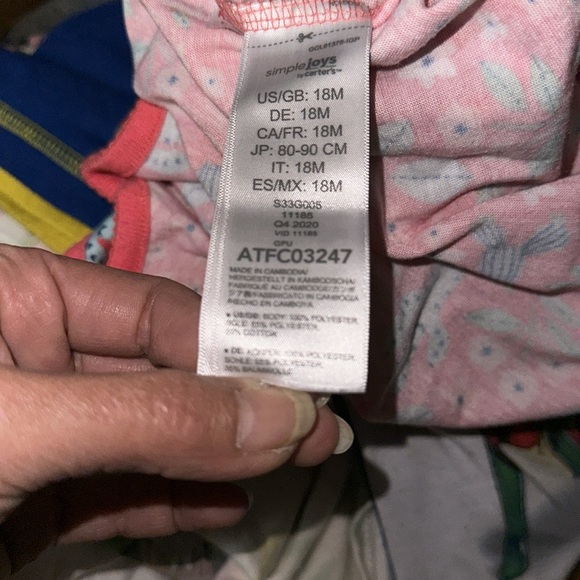 Carter’s simple joys 18M footed onesie cactus 🌵 flowers 🌸 - Picture 8 of 9